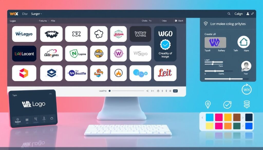 Wix Logo Maker features and customization options