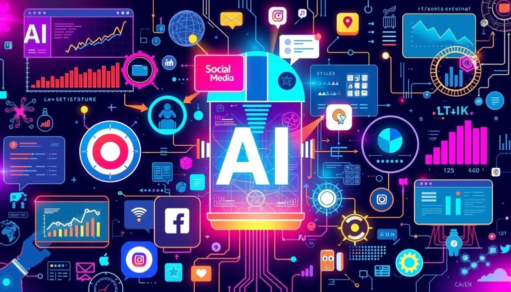 key features of AI in social media