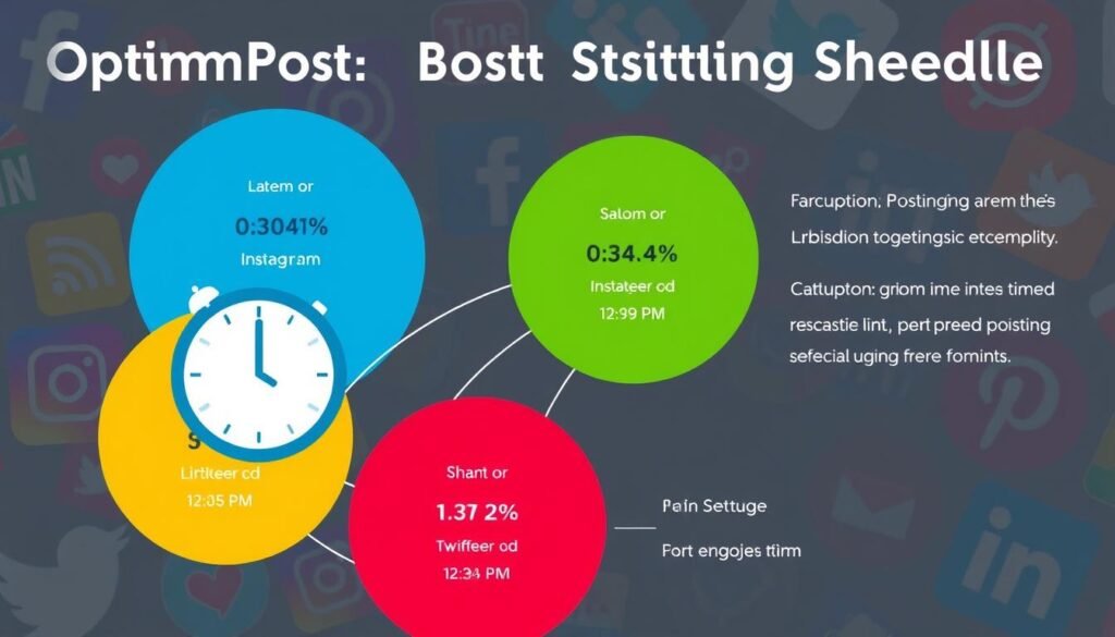 optimal posting schedules for major social media platforms